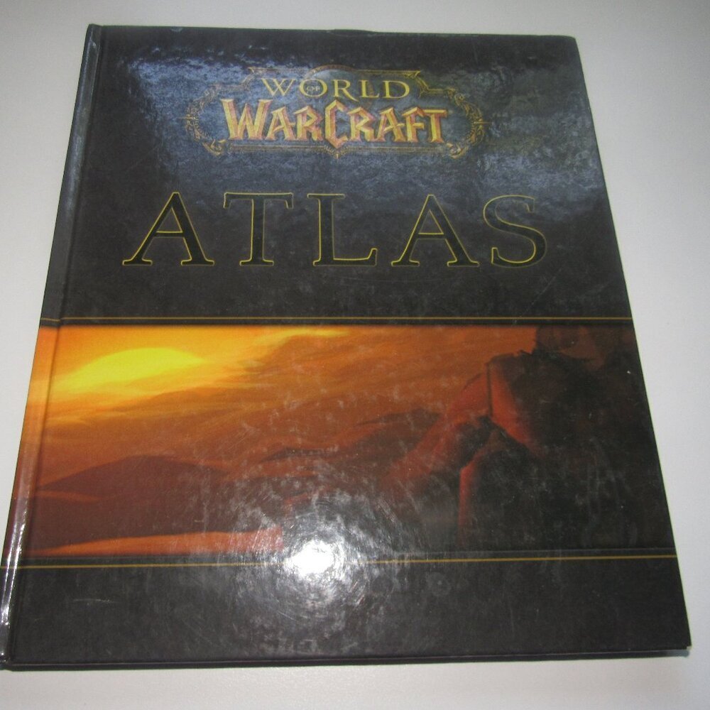 “WORLD OF WARCRAFT ATLAS” Color Illustrated Hardcover Bradygames Strategy Guide